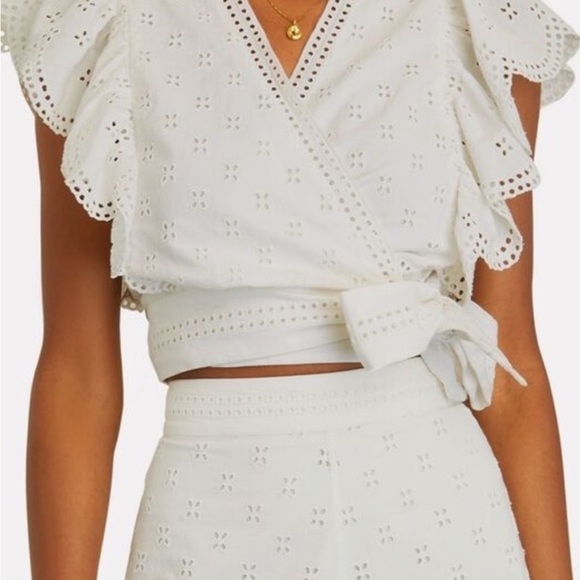 Intermix Eyelet White Set - Picture 2 of 7